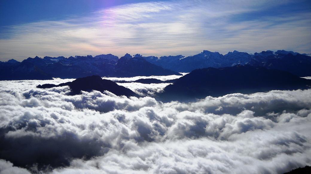 Při cestě na Pilatus jako byste se dotýkali mraků