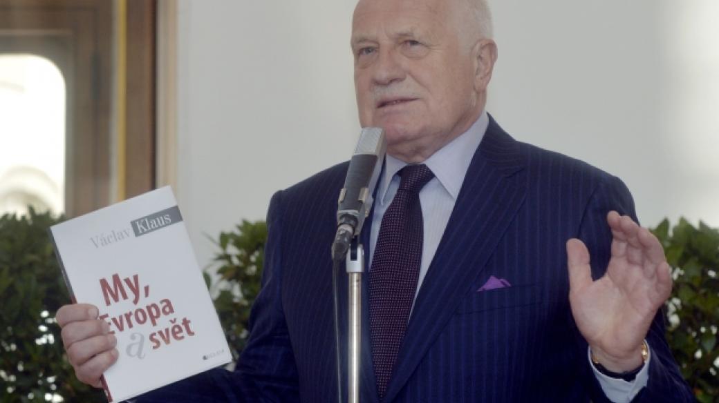 Prezident Václav Klaus pokřtil na Pražském hradě svou novou knihu My, Evropa a svět