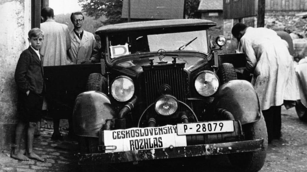 Návštěva Československého rozhlasu v Železném Brodu