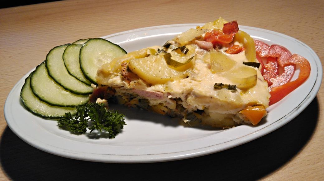 Bramborová tortilla po španělsku