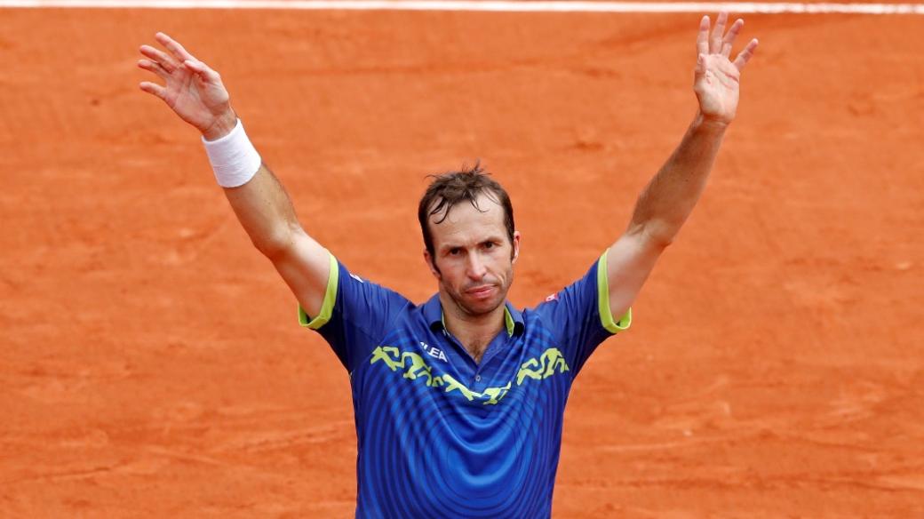 Český tenista Radek Štěpánek na grandslamovém turnaji French Open