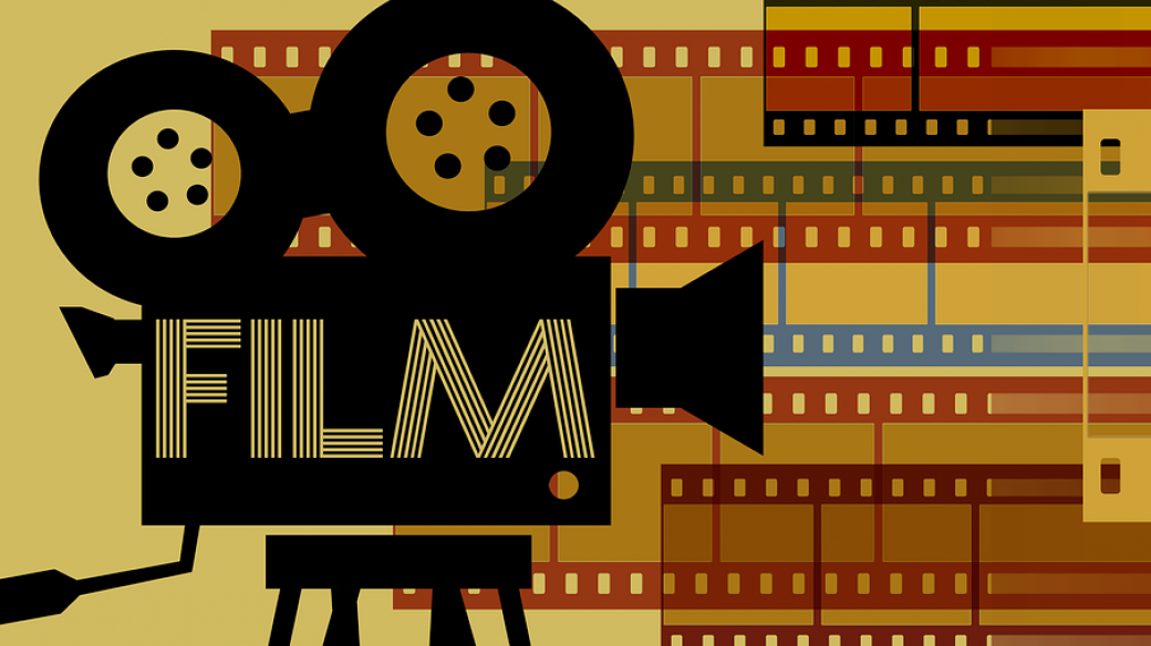 Film, filmová kamera (ilustrační obrázek)