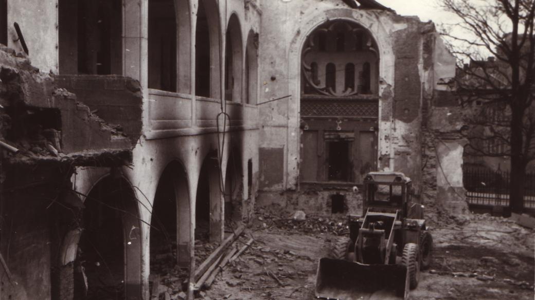 Brno, Nová synagoga, zbořena 1986