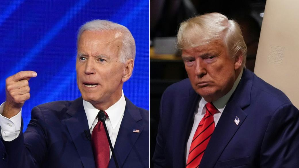 Joe Biden a Donald Trump