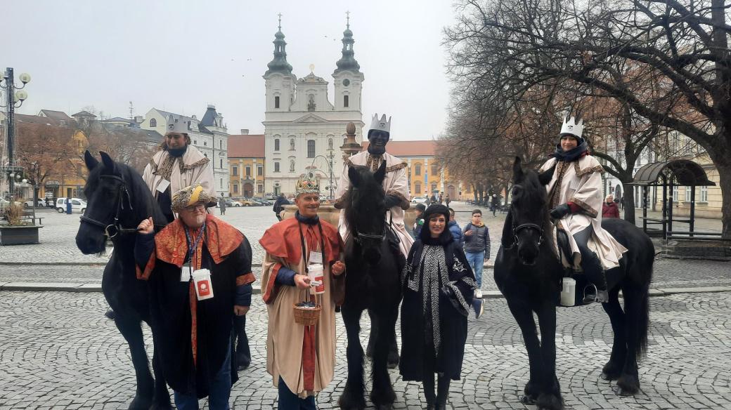 Zahájení Tříkrálové sbírky v Uherském Hradišti 2023