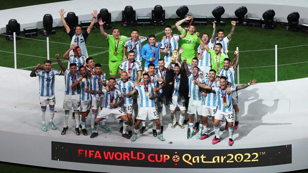 Argentina vyhrála třetí titul mistrů světa ve své historii