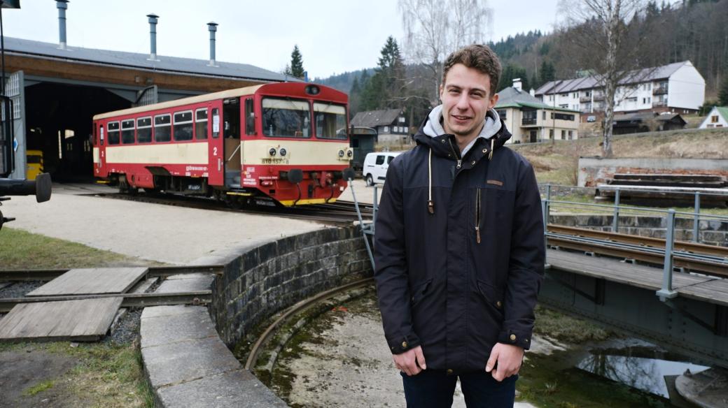 Výtopnou Kořenov provází Vilém Erlebach