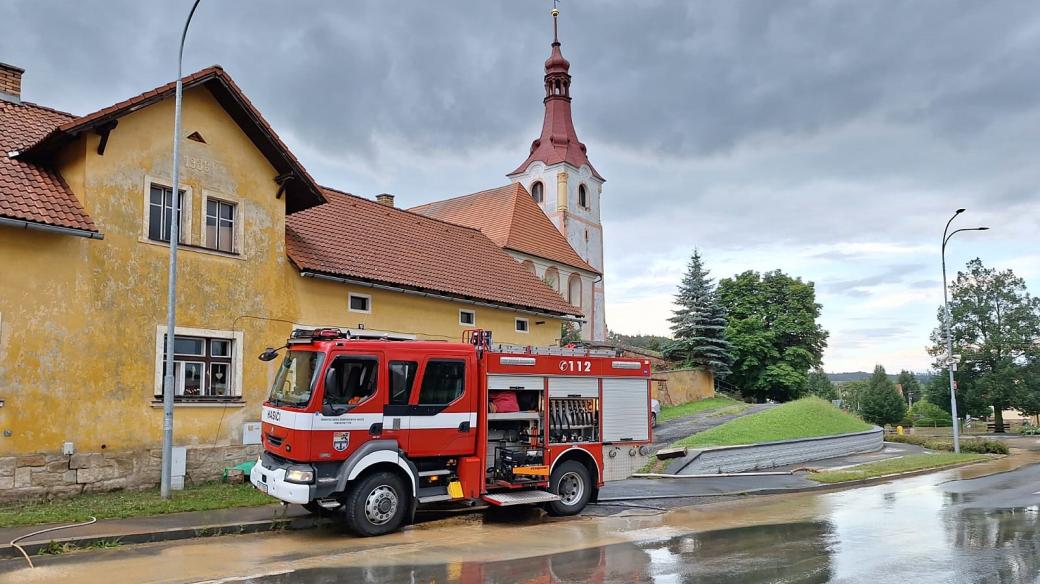 Blížejov opět zasáhla blesková povodeň