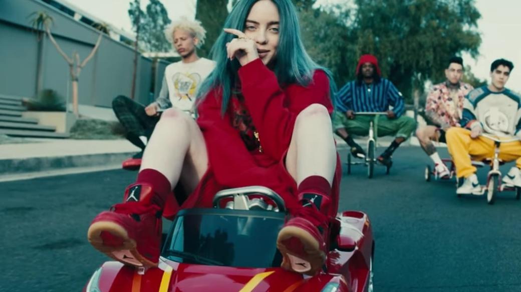 Z videoklipu k písni Bad Guy od Billie Eilish