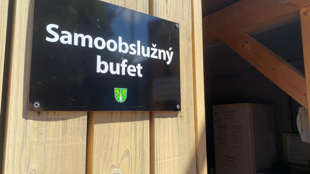 Rudimov u Slavičína, samoobslužný bufet u víceúčelové nádrže (biotopu)