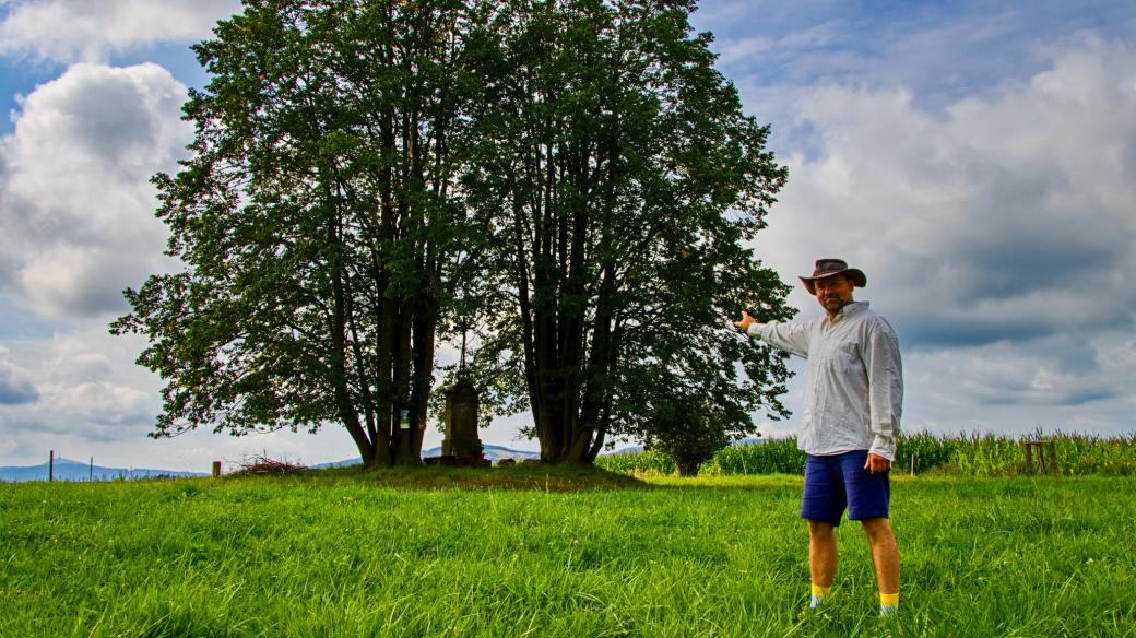 Lípy u Wohlmannova kříže do ankety Strom roku nominoval Matouš Kirschner