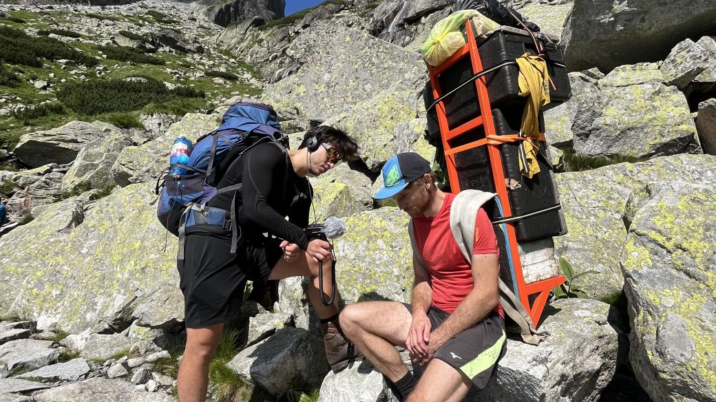 Ondřej Šebestík a nosič Filip Zacher