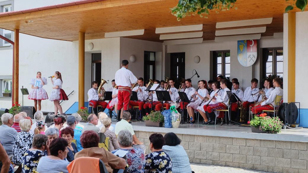 Mladá muzika Šardice pod vedením Romana Kohoutka (červen 2024, Šardice)