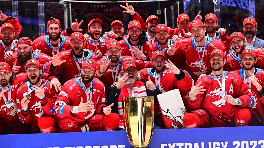 Budou se i na konci příští sezony ze zisku mistrovského titulu radovat hokejisté Třince?