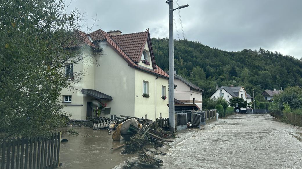 Povodně v Hanušovicích 15. září 2024