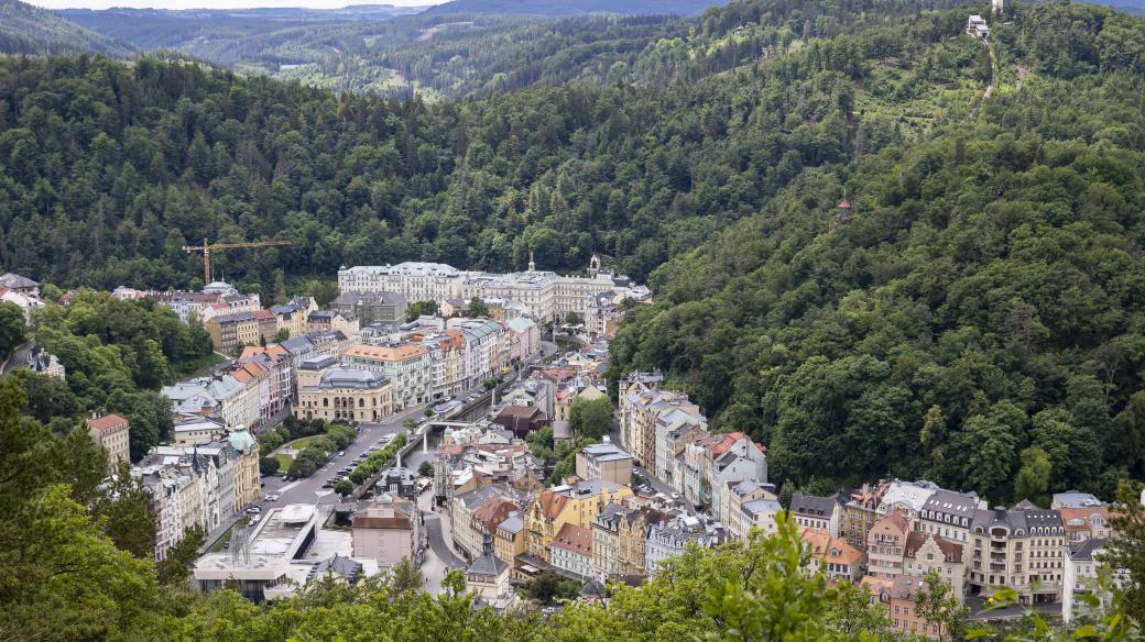 Pohled na Karlovy Vary