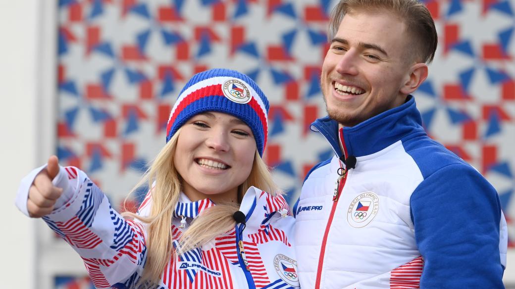 Krasobruslaři Natálie Taschlerová a Filip Taschler