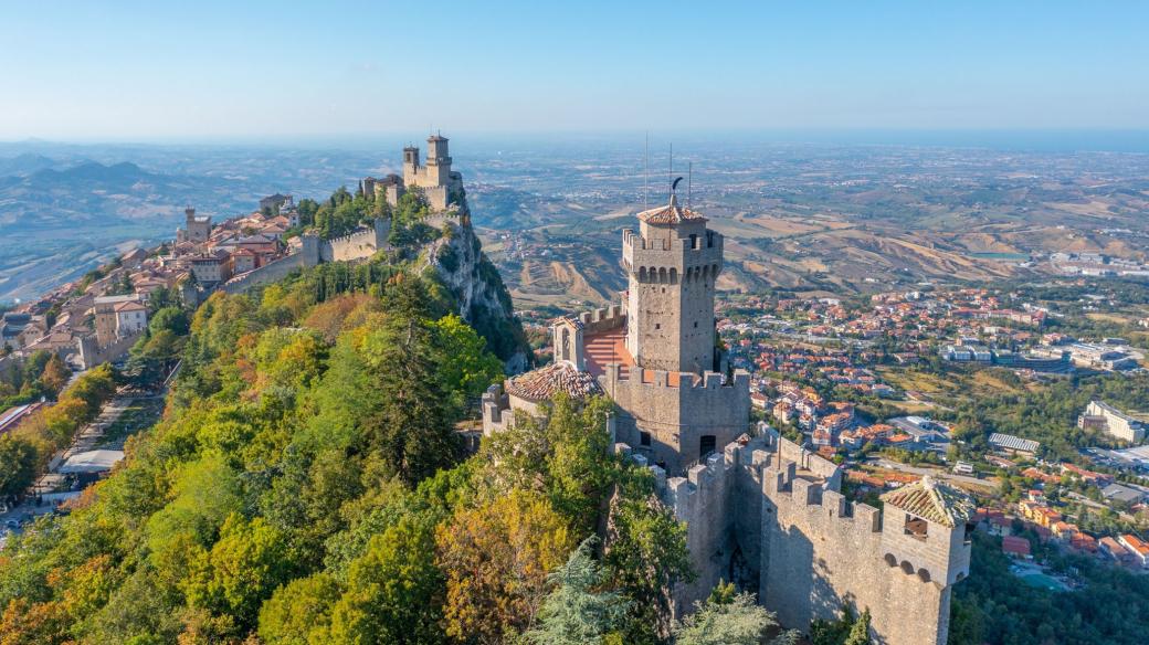 Pohled na San Marino