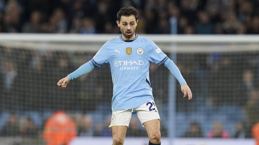 Fotbalista Manchesteru City Bernardo Silva