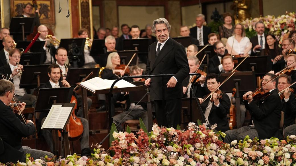 Novoroční koncert Vídeňských filharmoniků vedl Riccardo Muti