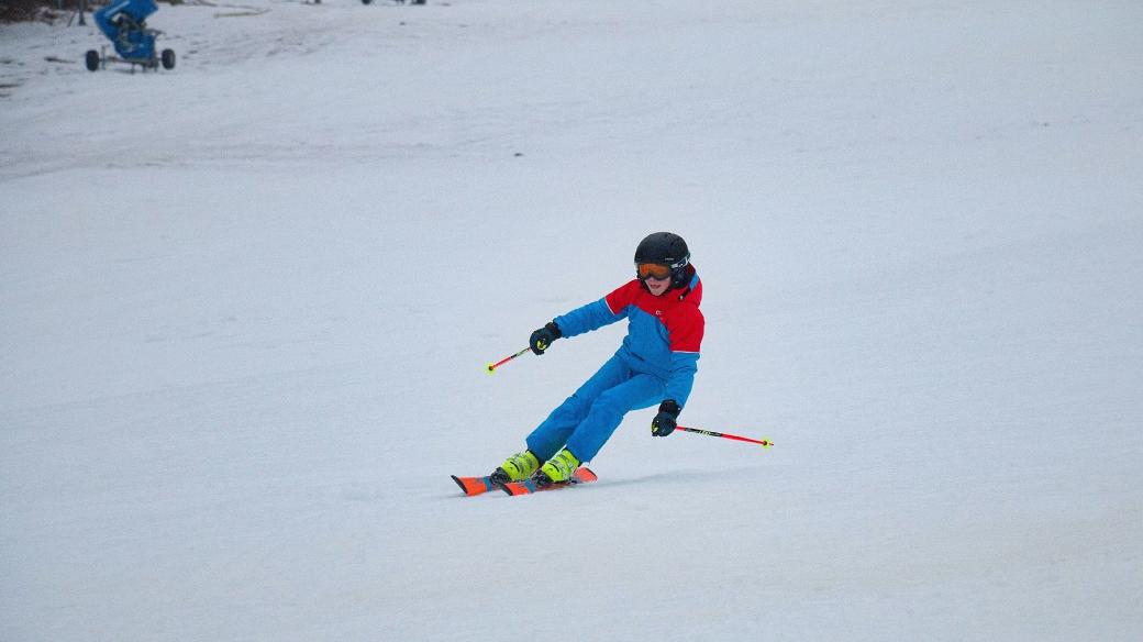 ski areál Olešnice na Moravě je pro děti stvořená