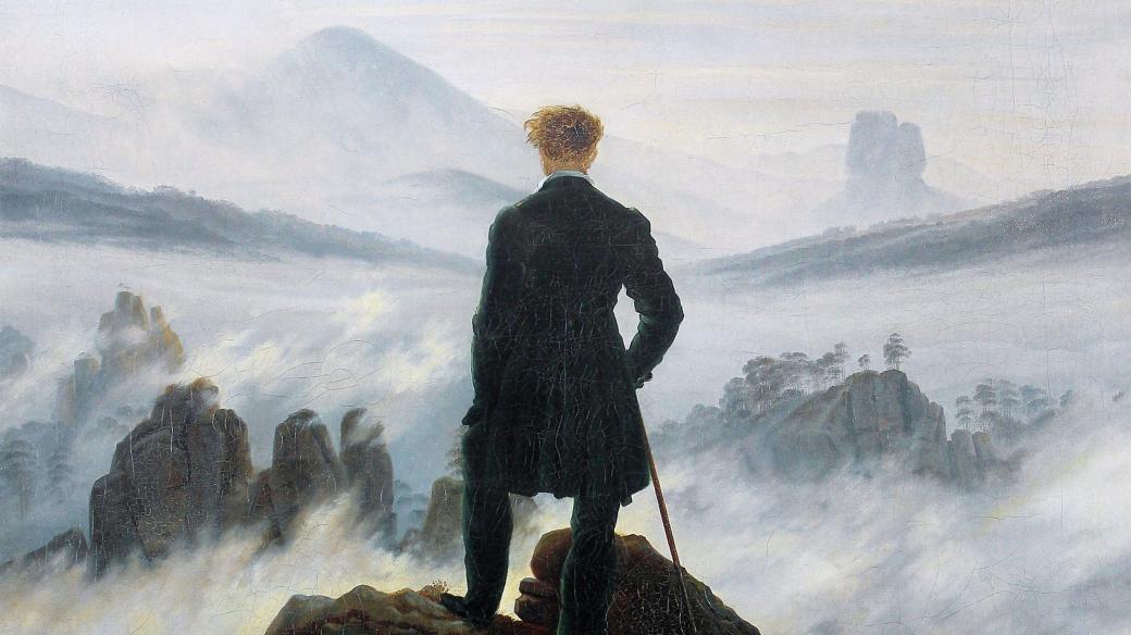 Caspar David Friedrich: Poutník nad mořem mlhy