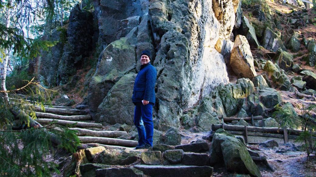 Marek Řeháček na Patheonu na Vranovském hřebeni