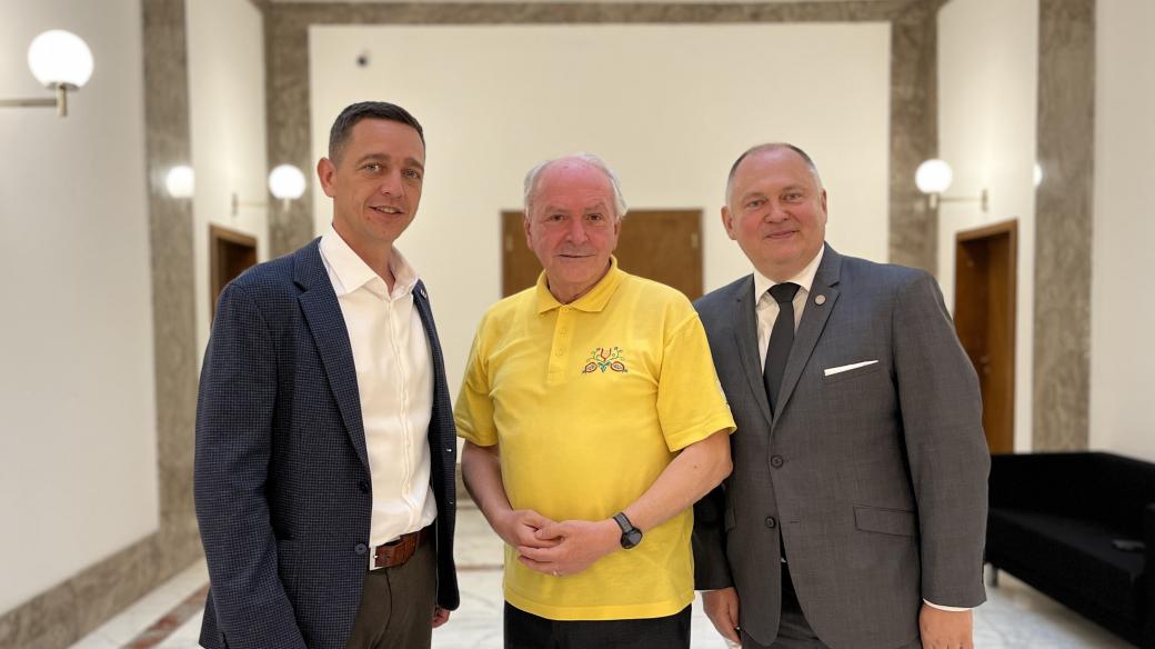 Zleva: Jan Grolich, Stanislav Juránek a Michal Hašek
