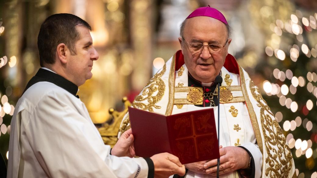 Koledníkům požehnal samotný pražský arcibiskup Jan Graubner