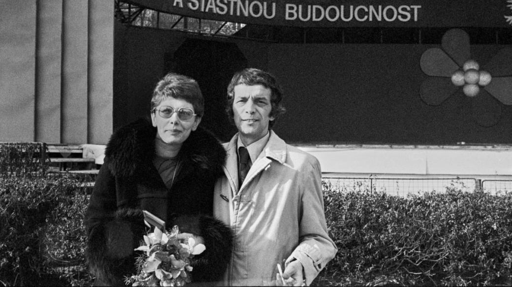 Daňa Horáková a Pavel Juráček ve svatební den