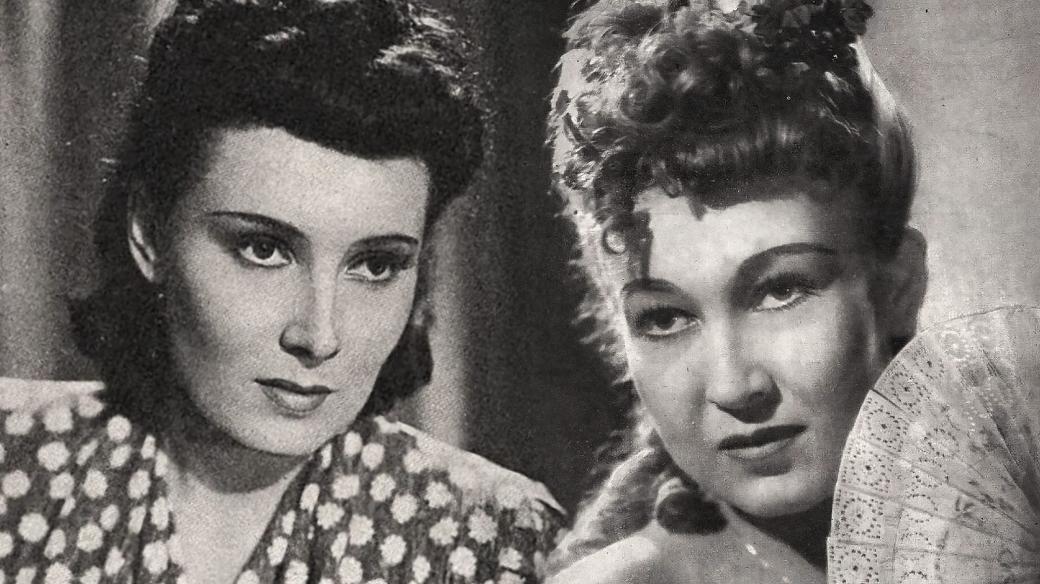 Lída Baarová a Zorka Janů