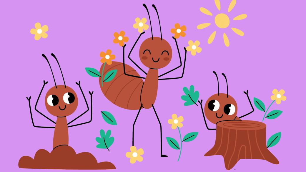 Pohádky o nešikovném mravenečkovi