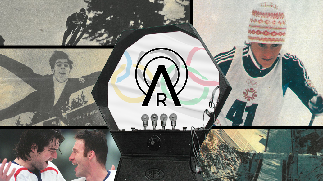 Logo seriálu Českoslovenští a čeští sportovci na zimních olympijských hrách