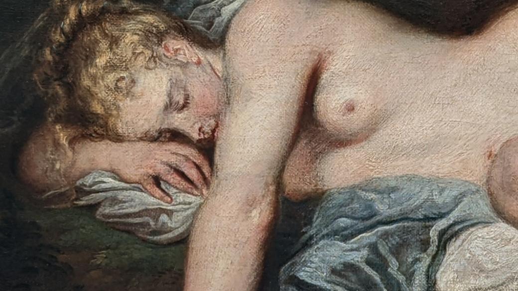 Jean-Antoine Watteau: Nymfa a satyr