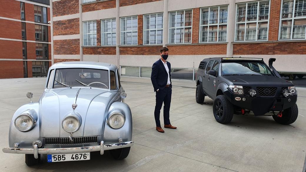 Expedice Z101 těstě před startem ze Zlína 22. dubna 2021, Tomáš Vaňourek