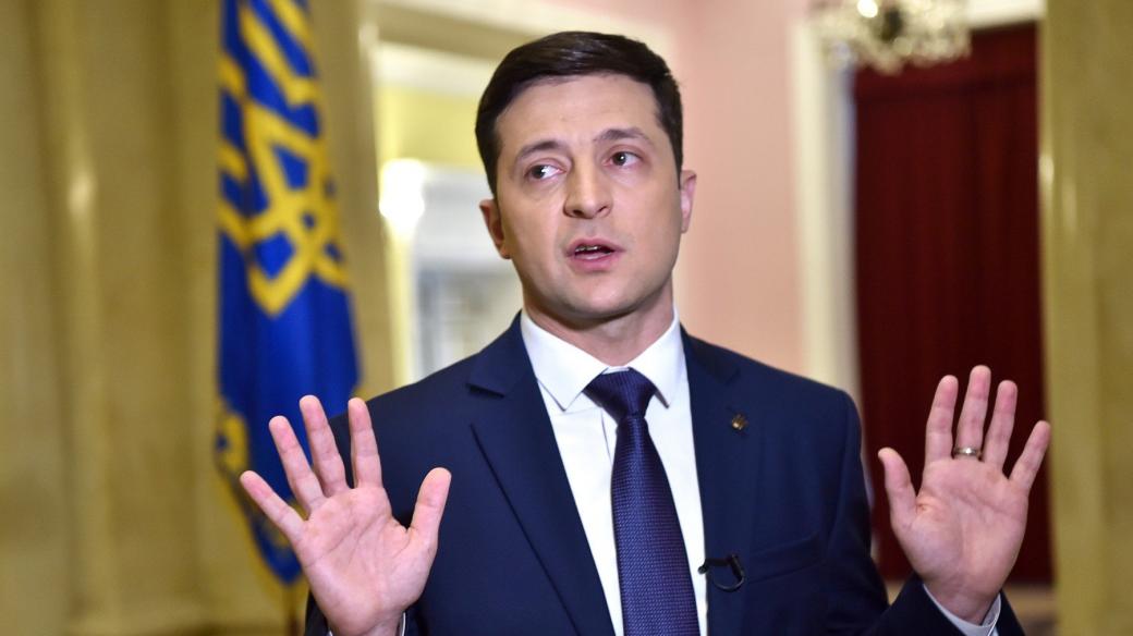 Kandidát na ukrajinského prezidenta Volodymyr Zelenskyj