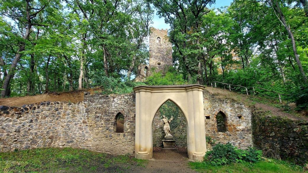 Rozhledna, Dantovo peklo a Škrtič