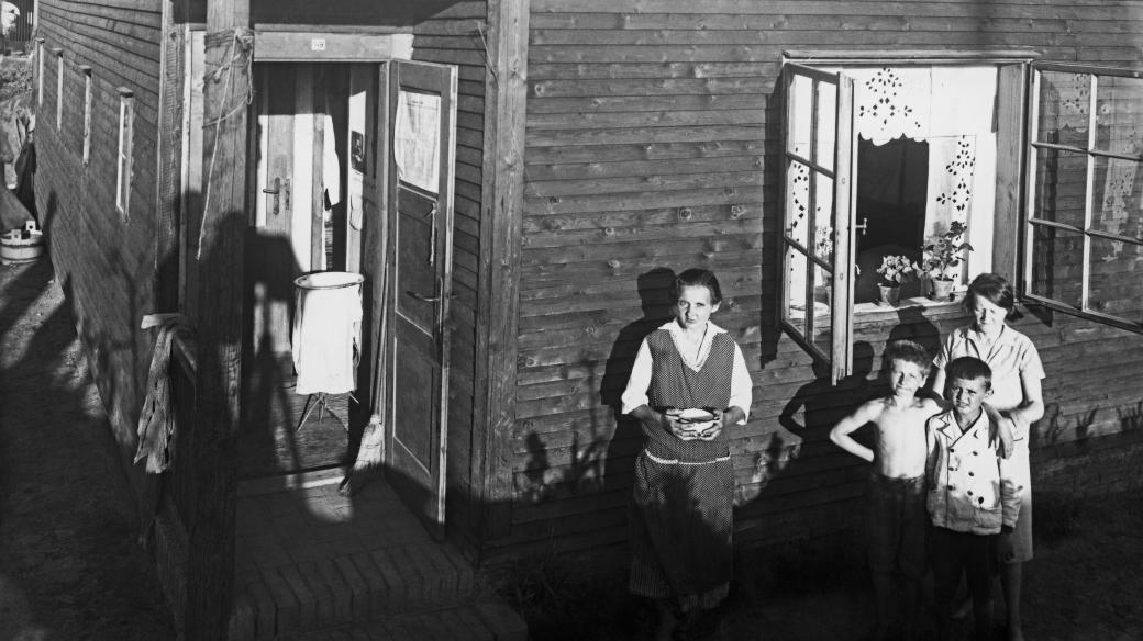 Domek v obecní kolonii u Jinonic v Praze, 1931