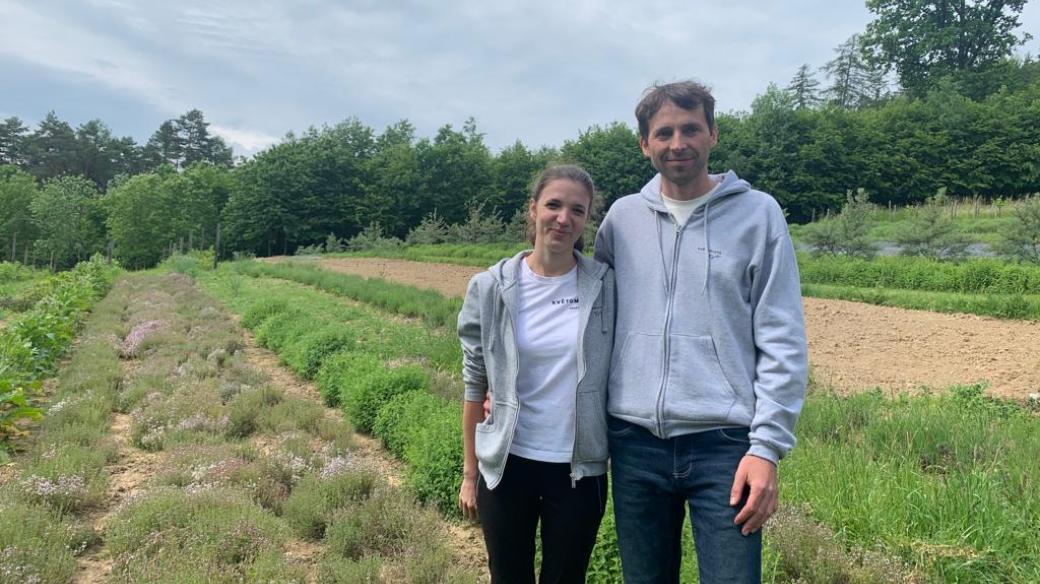 Farma Květomluva z Vlachovic na Zlínsku, Ekologická farma roku 2023, manželé Fryzelkovi