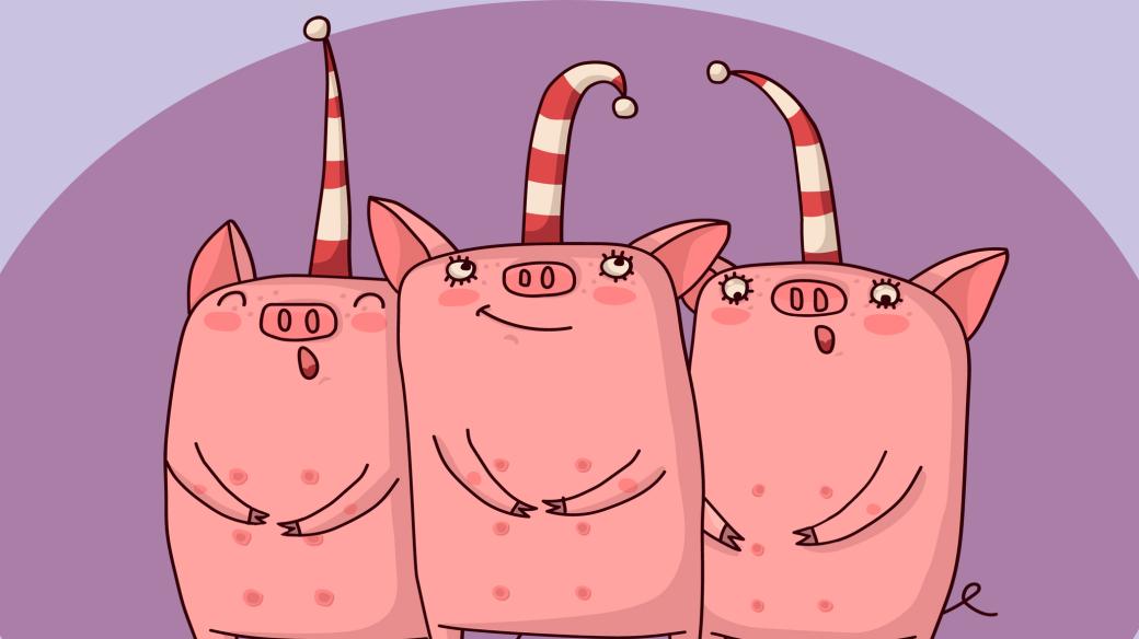 Tahle tři prasátka mají talent! Jen si to poslechněte