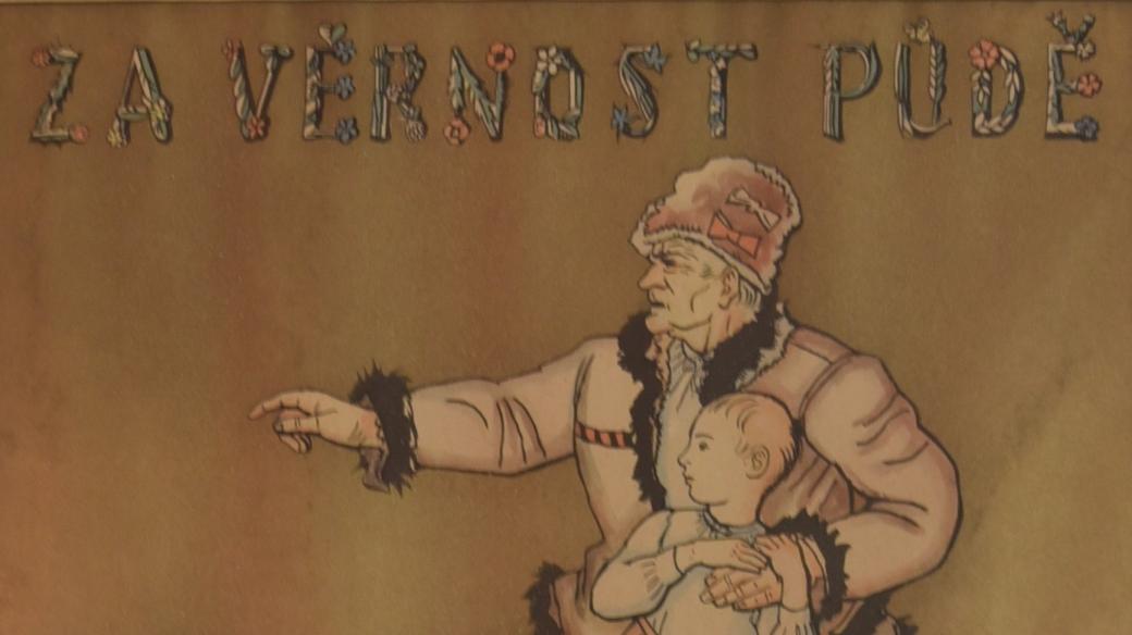 Pamětní list, který dostávaly nejstarší selské rody