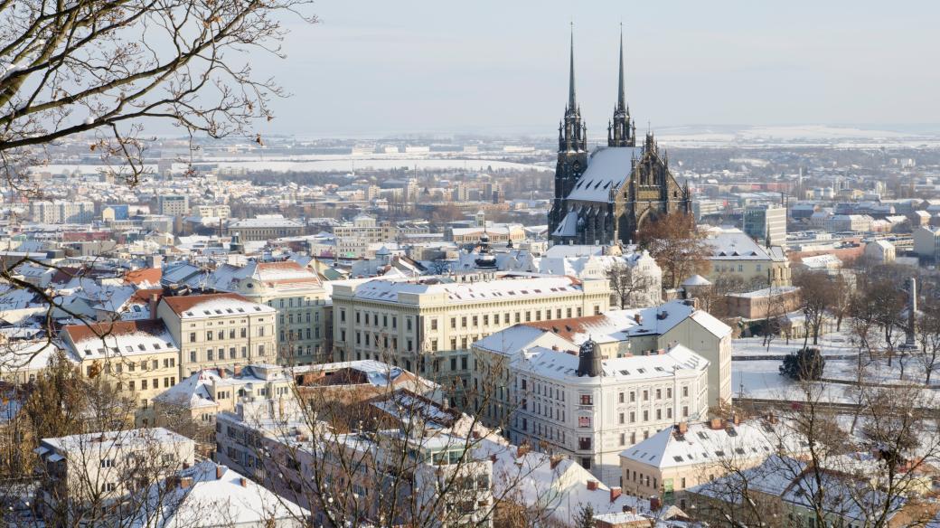 Brno v zimě