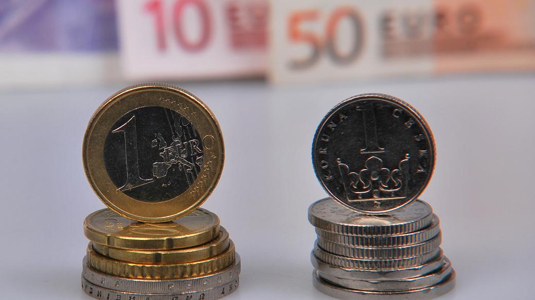 Euro a koruna