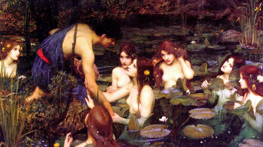 John William Waterhouse: Hylas a nymfy