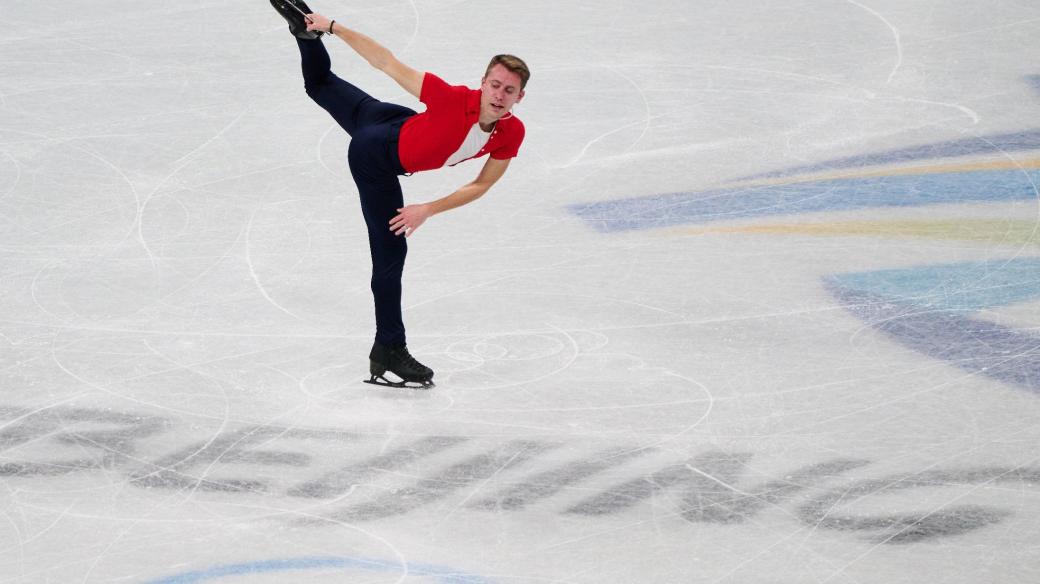 Michal Březina na zimních olympijských hrách v Pekingu