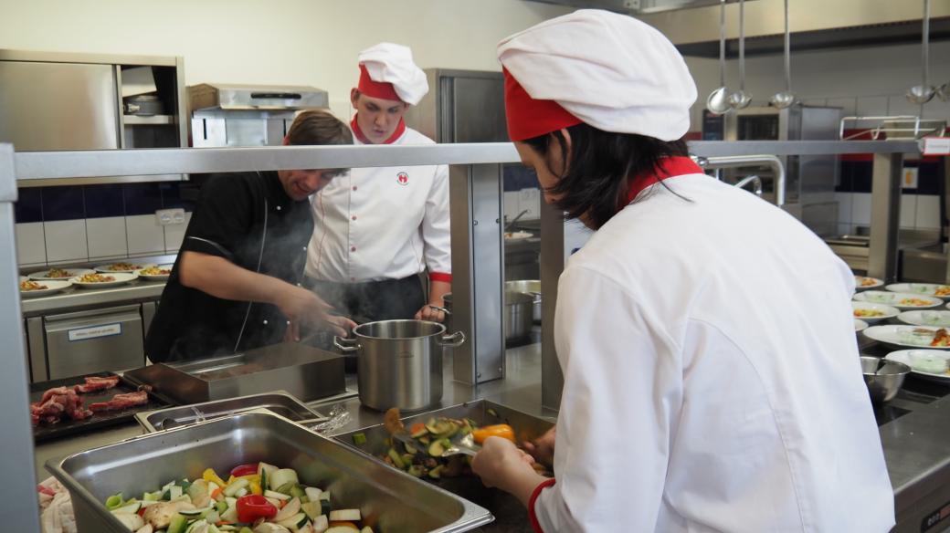 Gastro studio na Střední škole obchodu a služeb, Žďár nad Sázavou