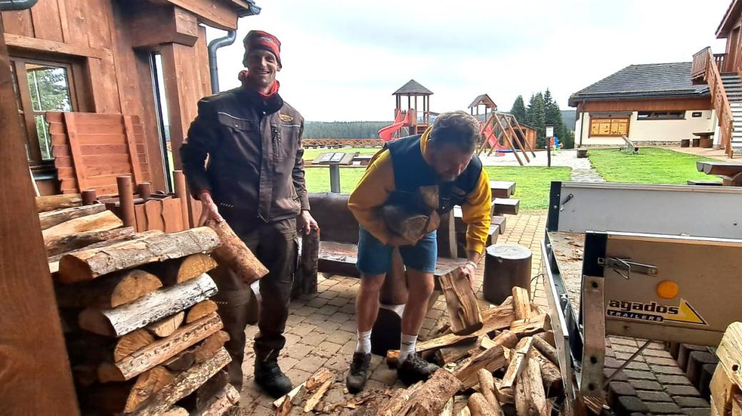 Přípravy na zimní sezonu v hotelu Rankl na Horské Kvildě