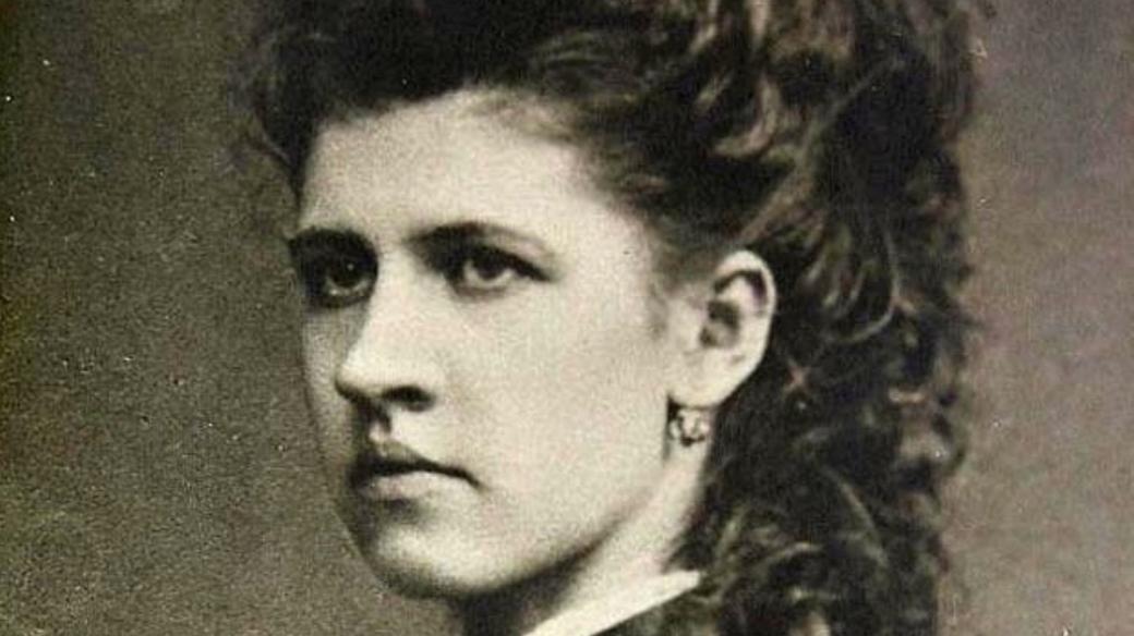 Zdeňka Havlíčková na snímku z roku 1871 (reprofoto od Jaroslava Čamského)