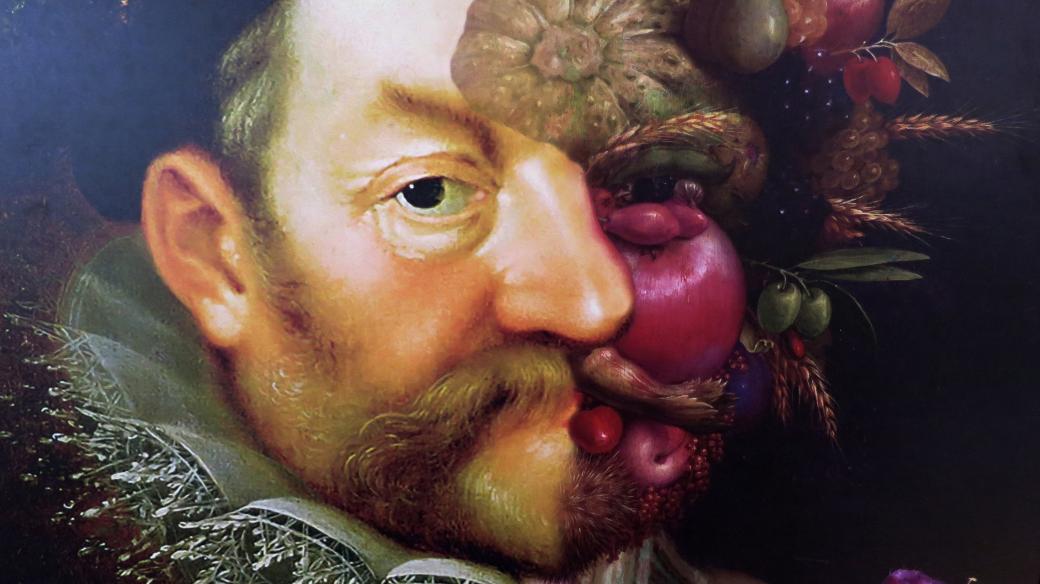 Portrét císaře Rudolfa II. od Giuseppe Arcimbolda