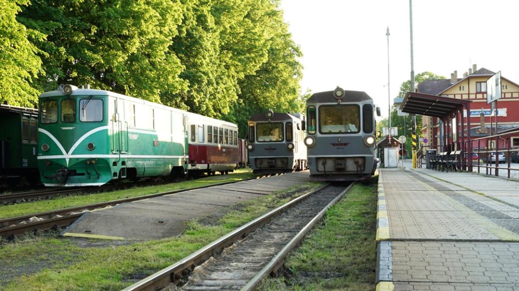 Vlaky na jindřichohradecké úzkokolejce